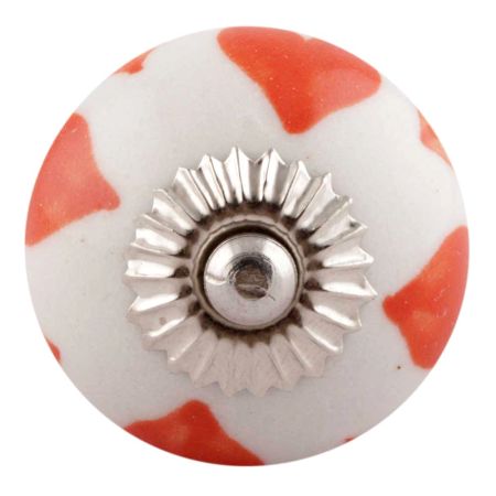 Orange Heart Ceramic Dresser Knob Online